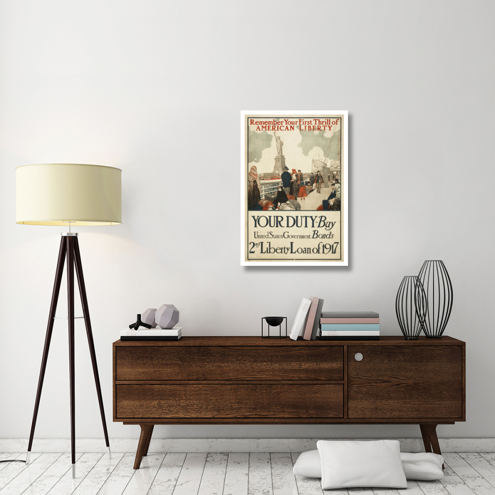 Remember Your First Thrill of American Liberty, 1917-Paper Art-26&quotx38"