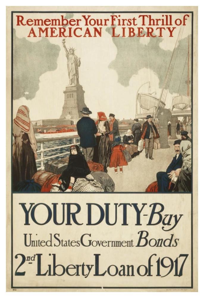 Remember Your First Thrill of American Liberty, 1917-Paper Art-34"x50"