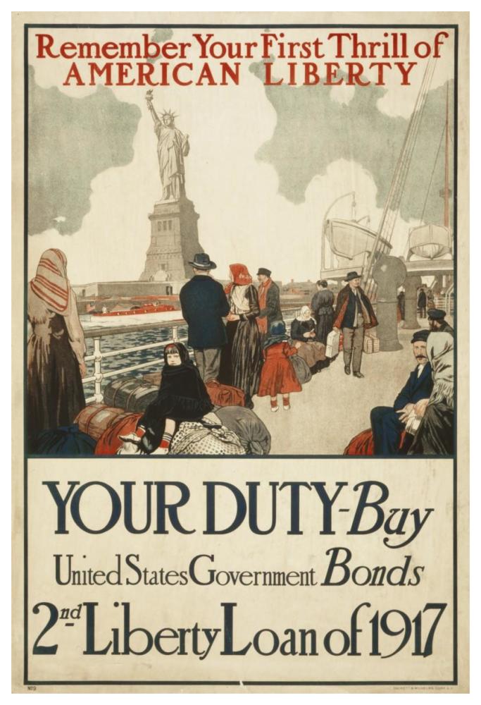 Remember Your First Thrill of American Liberty, 1917-Paper Art-42"x62"