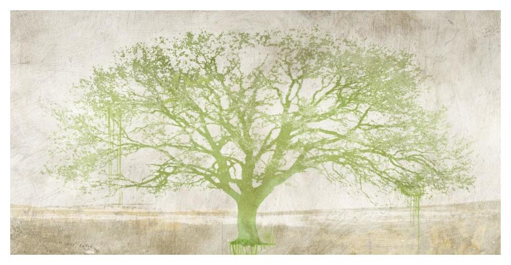 Green Tree-Paper Art-50"x26"