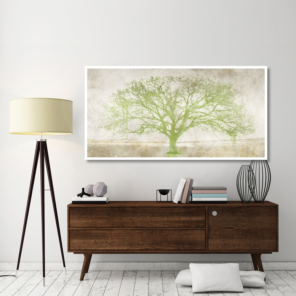 Green Tree-Paper Art-74&quotx38"