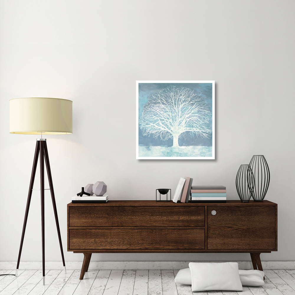 Aqua Oak-Paper Art-32&quotx32"