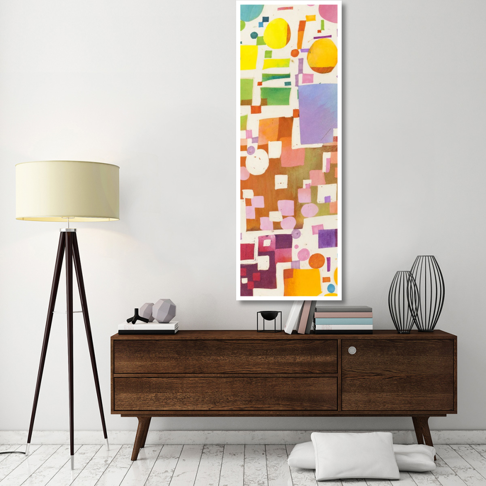 Multicolor Pattern V-Paper Art-26&quotx74"