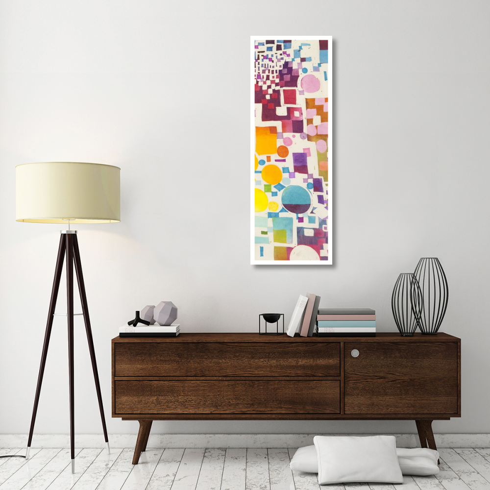 Multicolor Pattern III-Paper Art-20&quotx56"