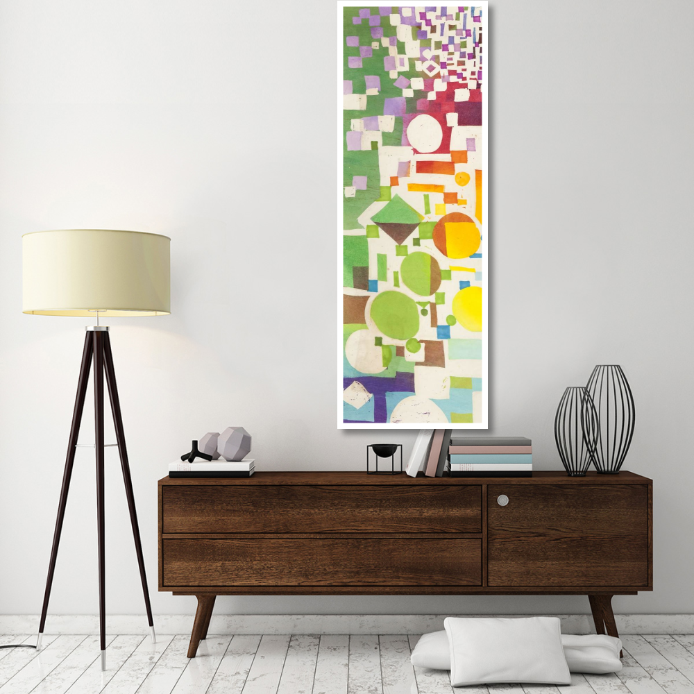 Multicolor Pattern II-Paper Art-26&quotx74"