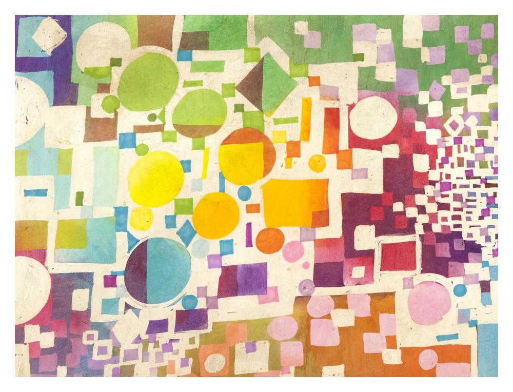 Multiculti-Paper Art-18"x14"