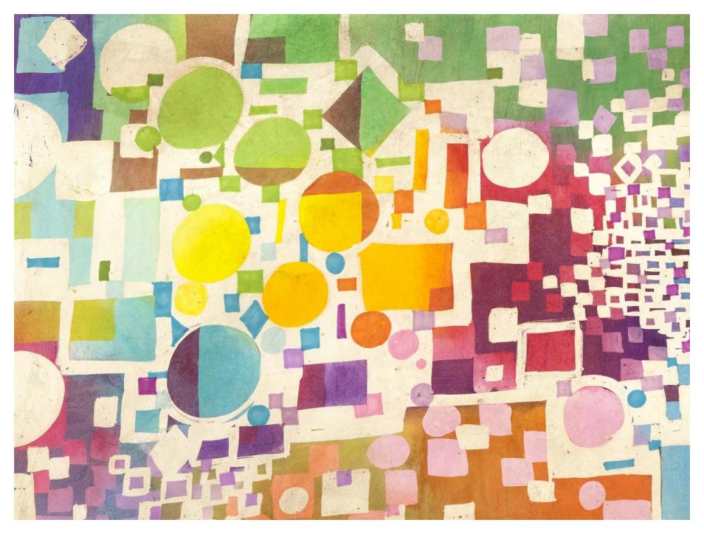 Multiculti-Paper Art-50"x38"