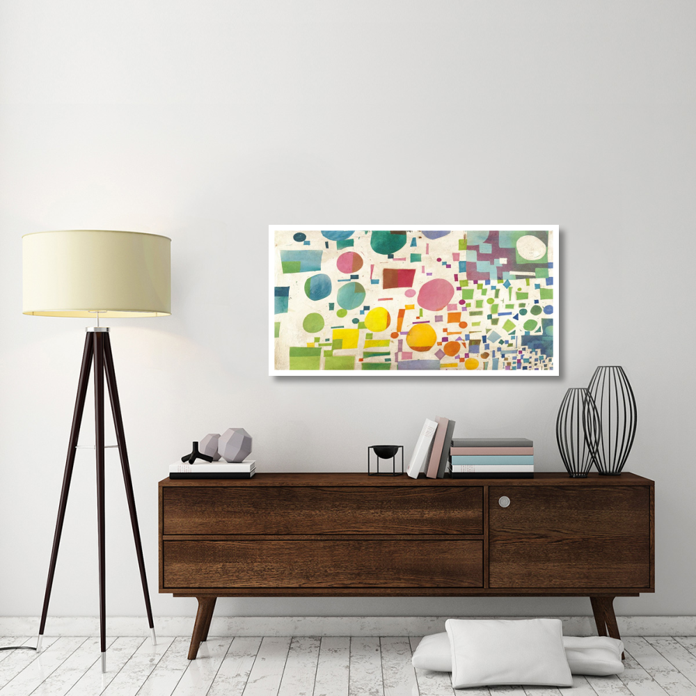Multicolor Pattern I-Paper Art-50&quotx26"
