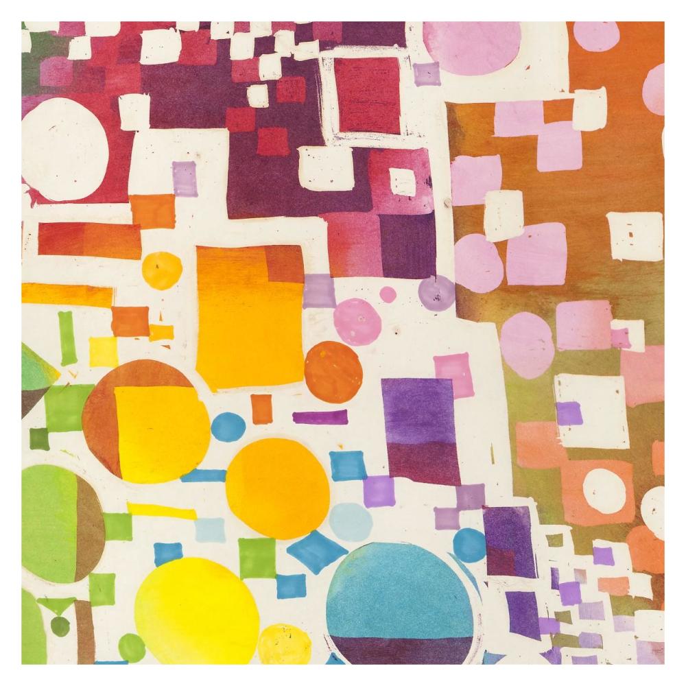 Glam Slam II-Paper Art-32"x32"