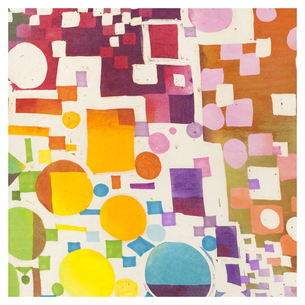 Glam Slam II-Paper Art-38"x38"
