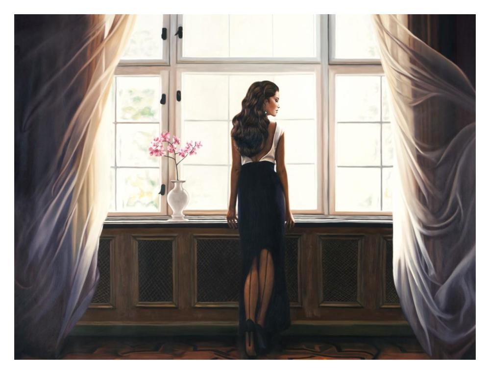 Morning Light-Paper Art-18"x14"