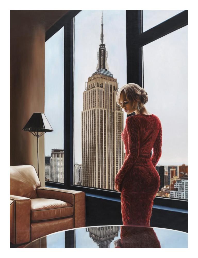Interior in NYC-Paper Art-20"x26"