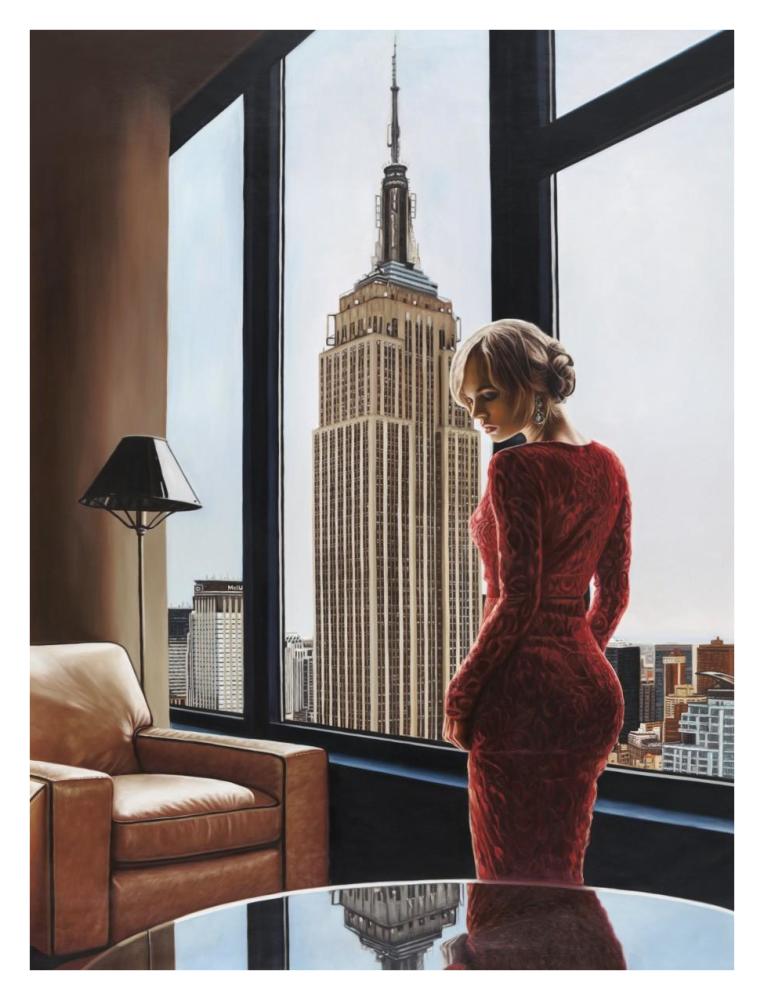 Interior in NYC-Paper Art-26"x34"
