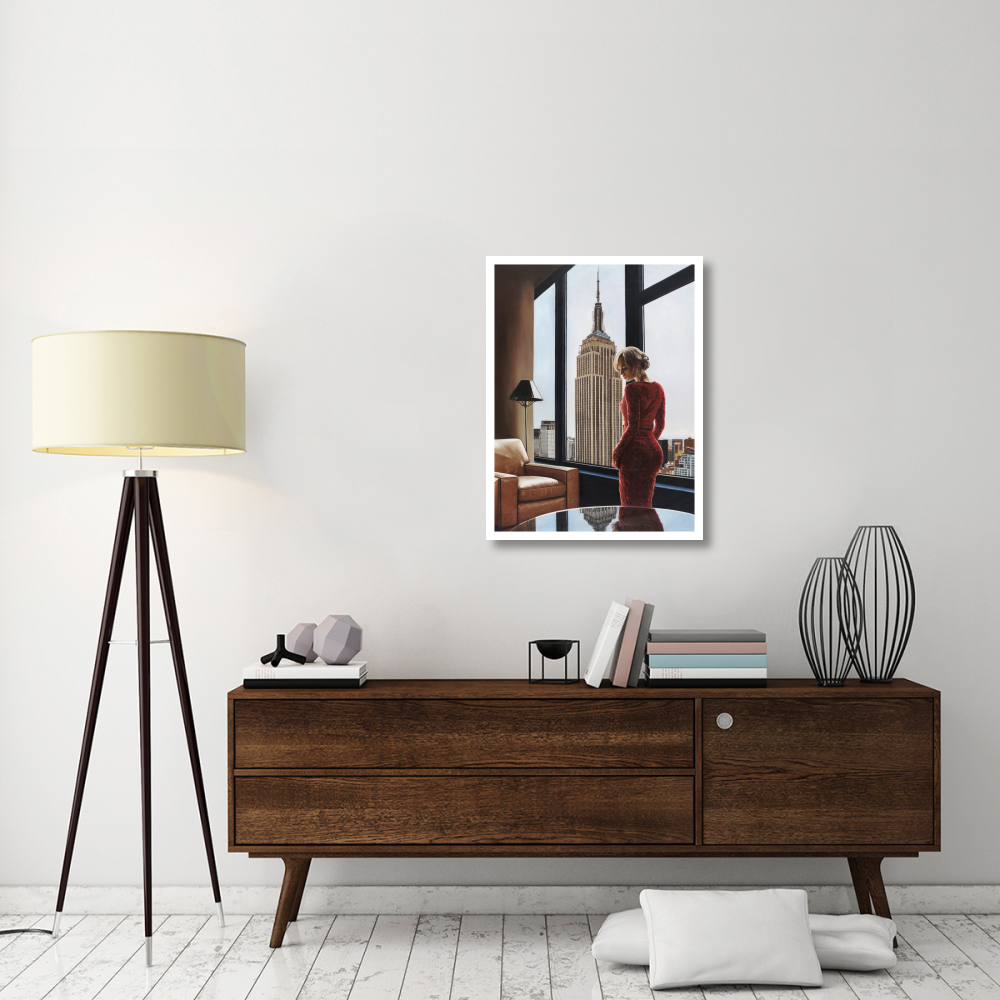 Interior in NYC-Paper Art-26&quotx34"