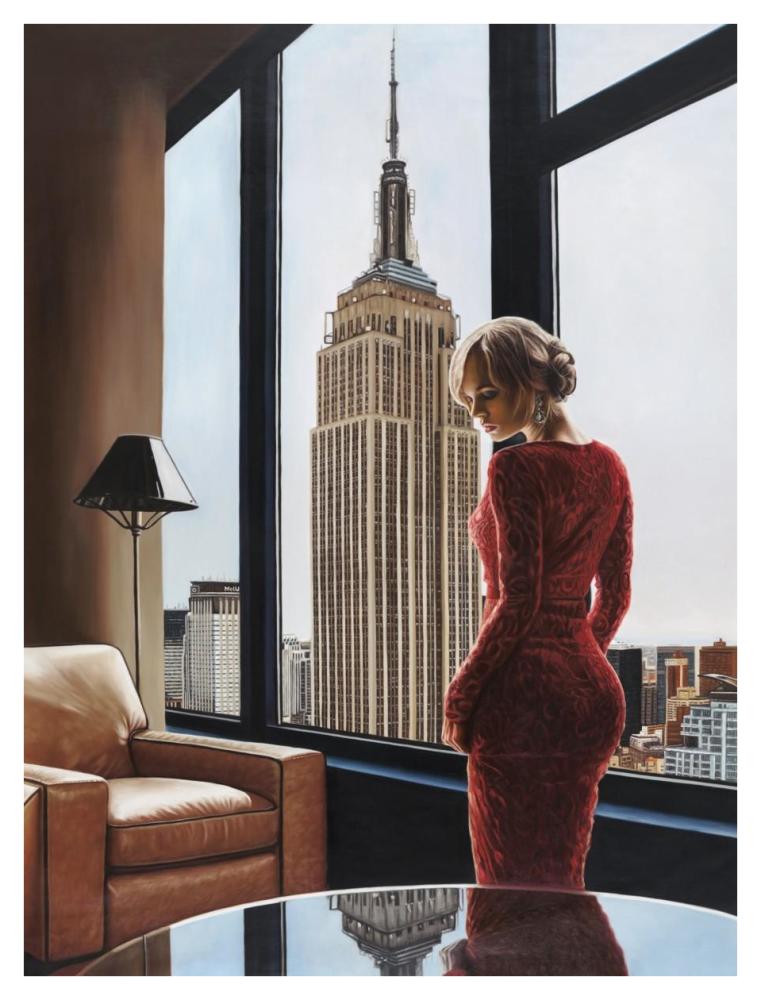 Interior in NYC-Paper Art-32"x42"