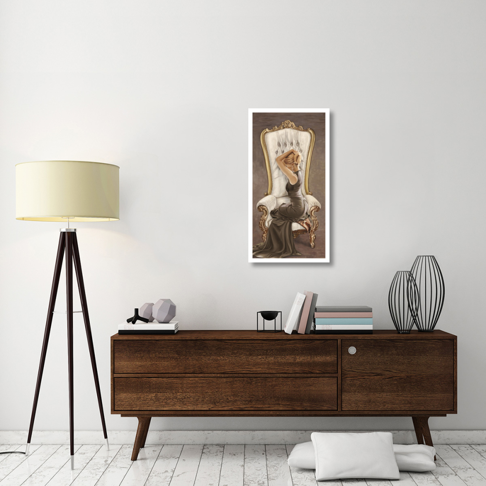 Beautiful Queen II-Paper Art-20&quotx38"