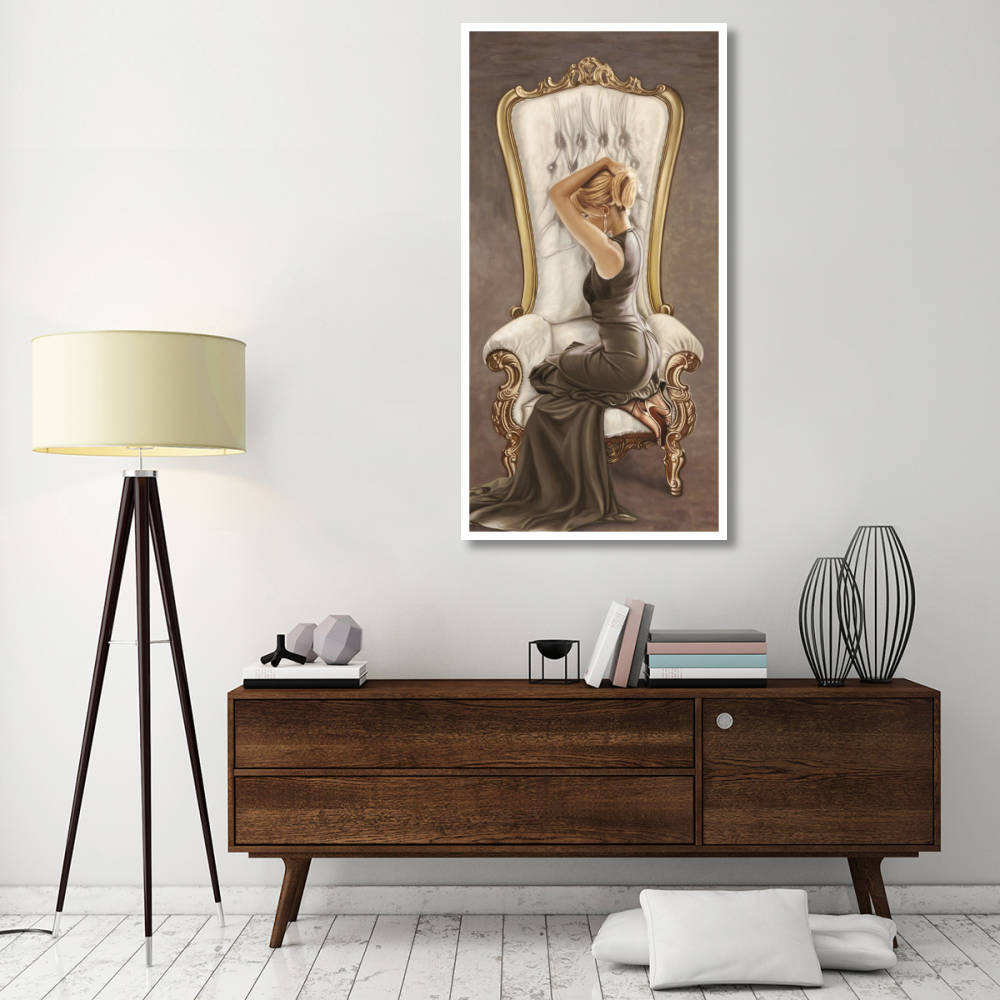 Beautiful Queen II-Paper Art-32&quotx62"