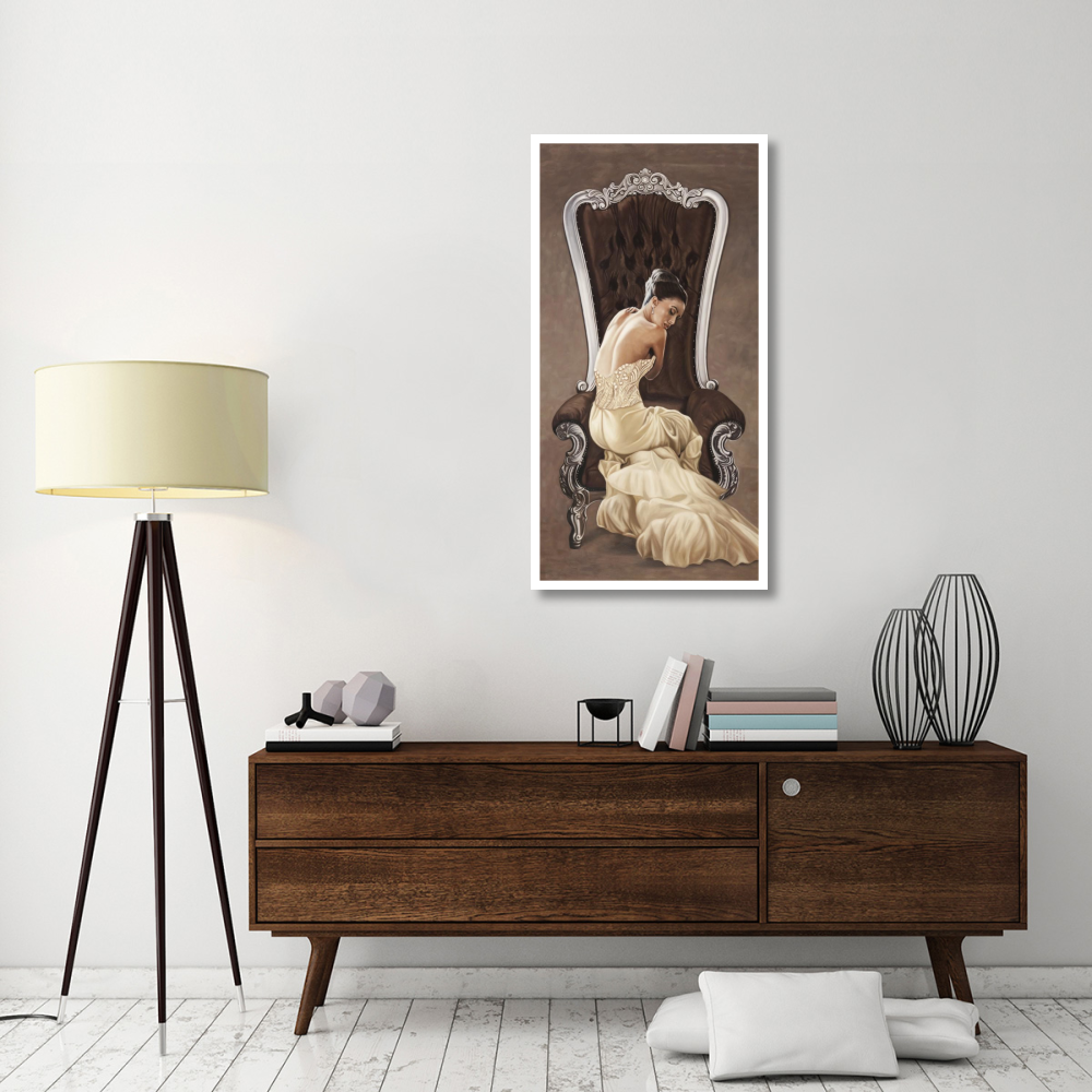 Beautiful Queen I-Paper Art-26&quotx50"