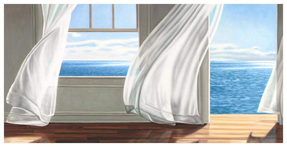 Ocean Escape-Paper Art-74"x38"