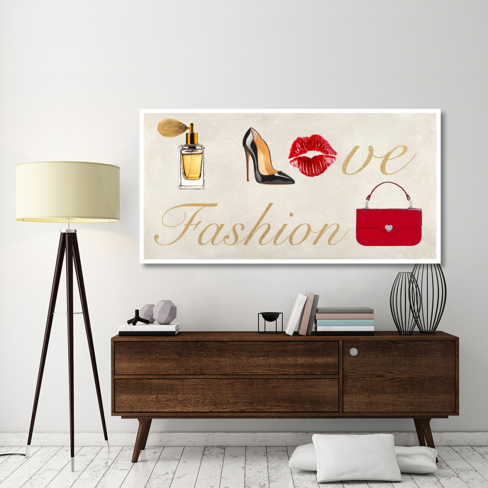 I Love Fashion-Paper Art-74&quotx38"