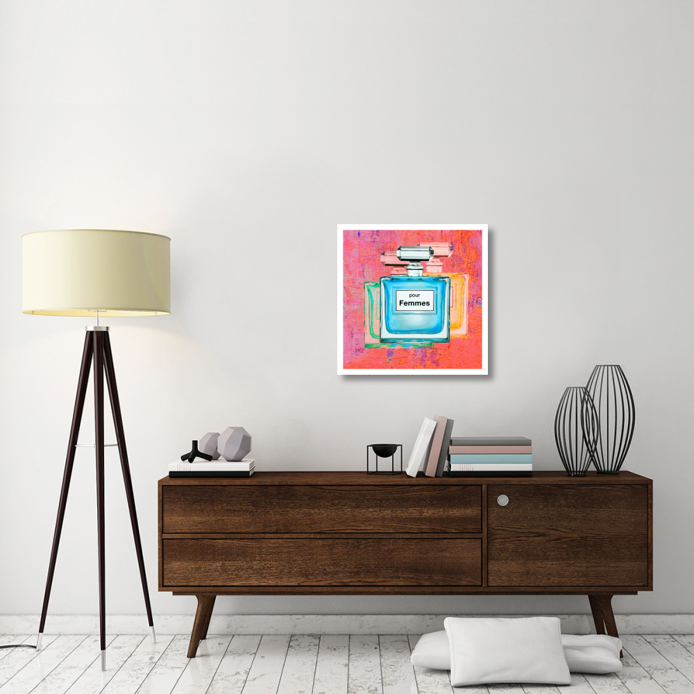 Pour Femmes III-Paper Art-26&quotx26"