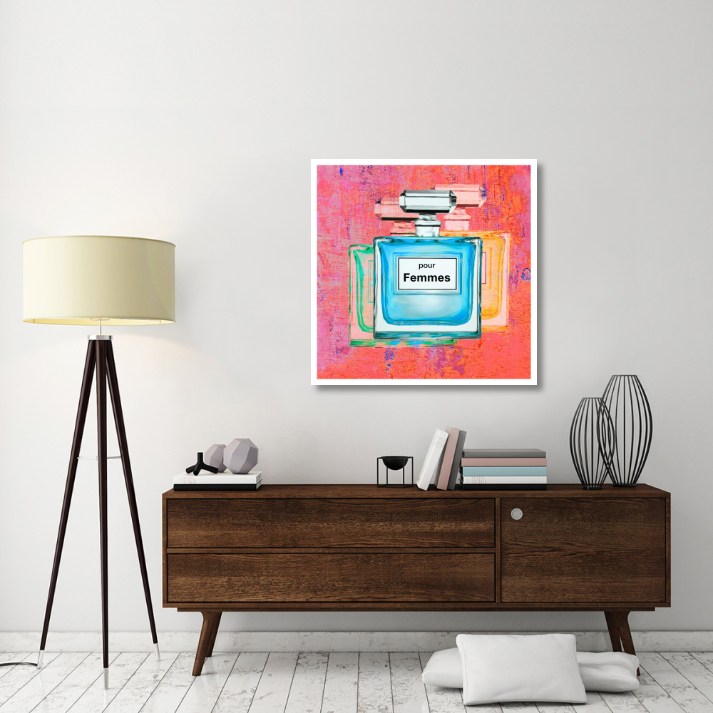 Pour Femmes III-Paper Art-38&quotx38"