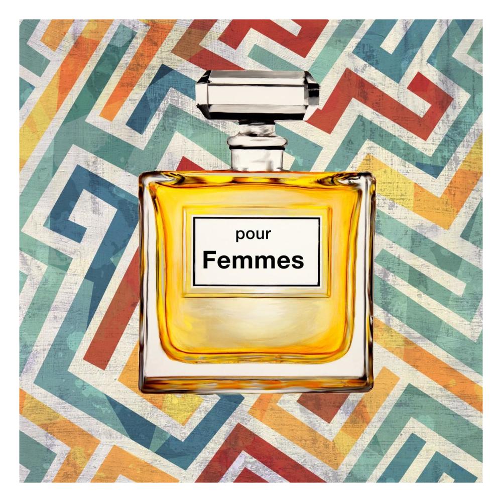 Pour Femmes I-Paper Art-26"x26"
