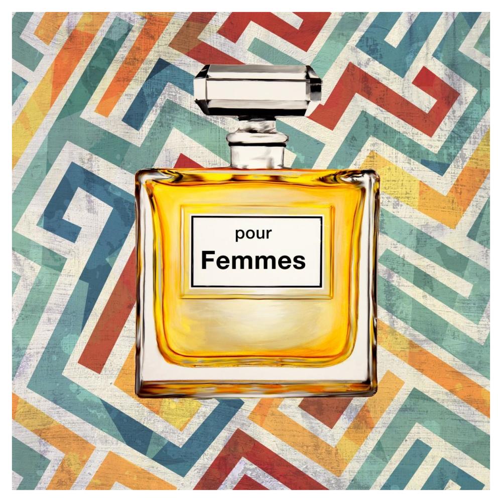 Pour Femmes I-Paper Art-42"x42"