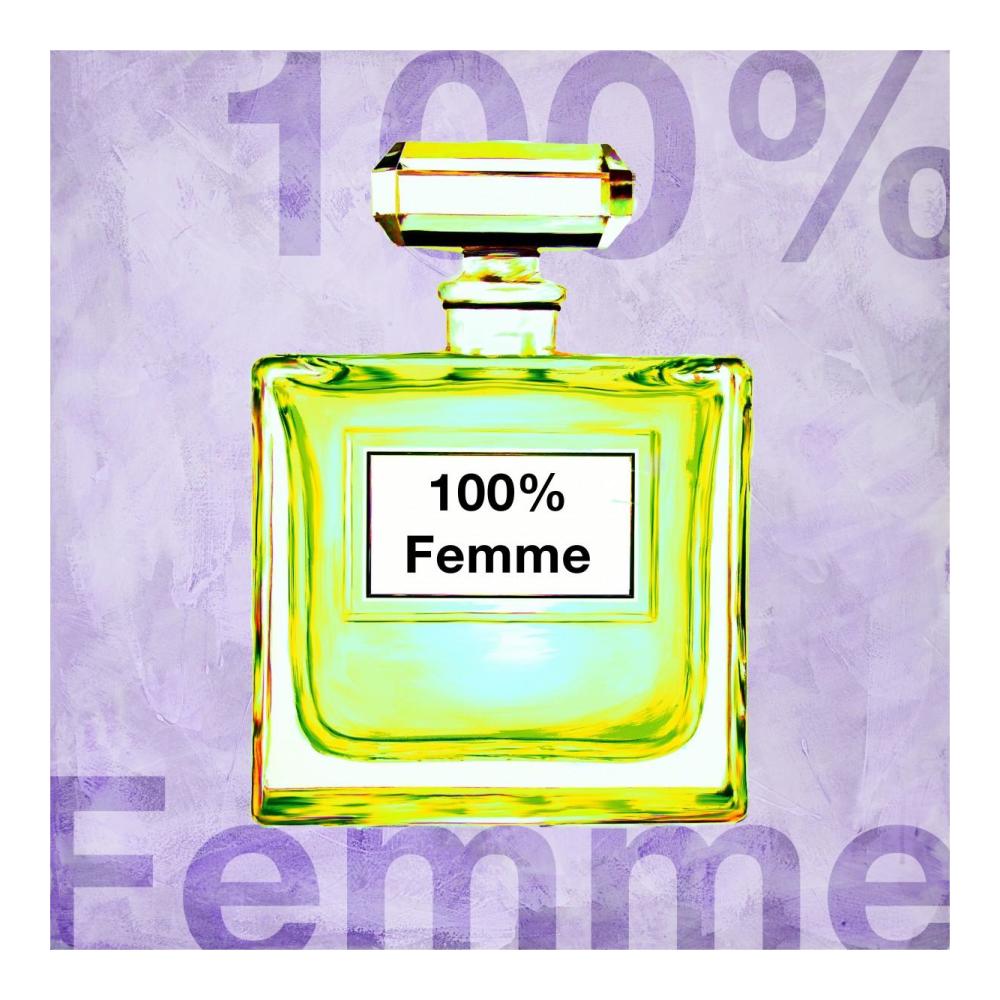 100 Percent Femme-Paper Art-20"x20"