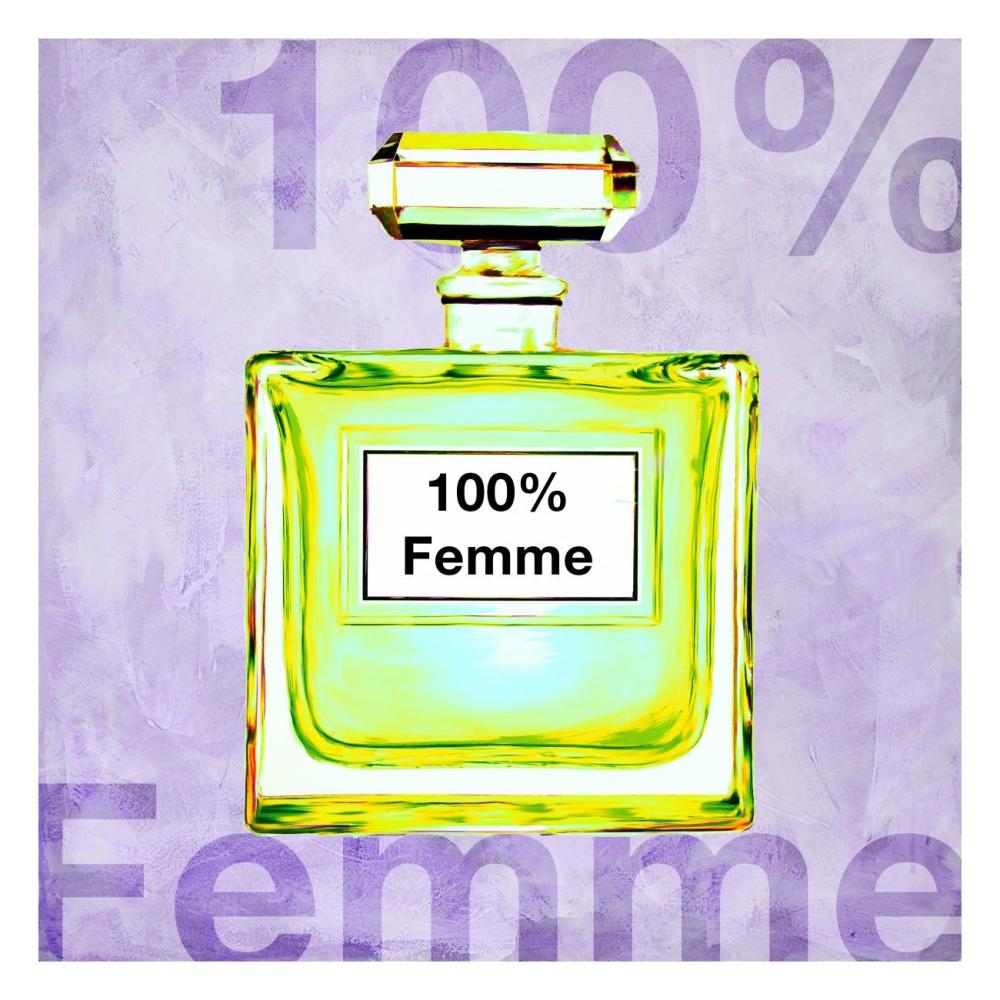 100 Percent Femme-Paper Art-26"x26"