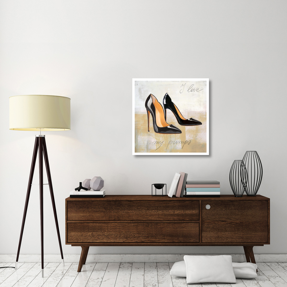 I Love my Pumps-Paper Art-32&quotx32"