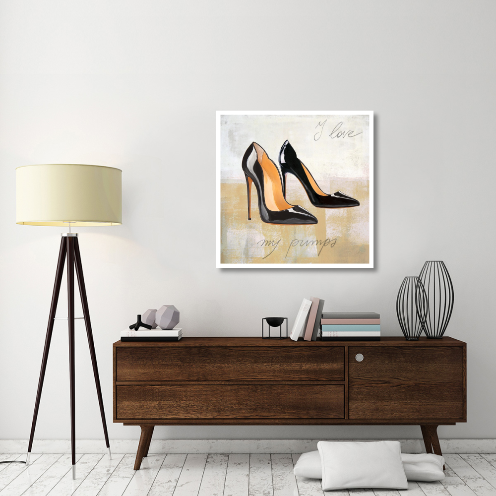 I Love my Pumps-Paper Art-38&quotx38"