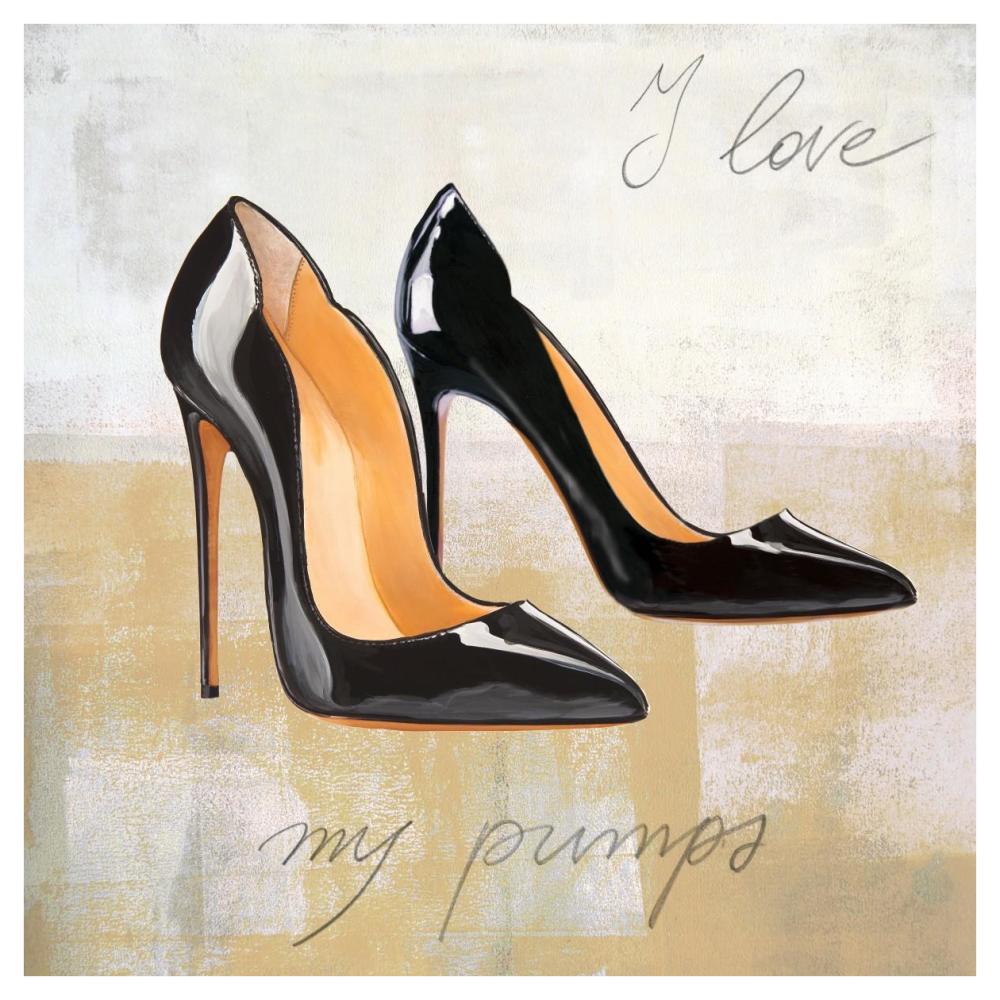 I Love my Pumps-Paper Art-42"x42"
