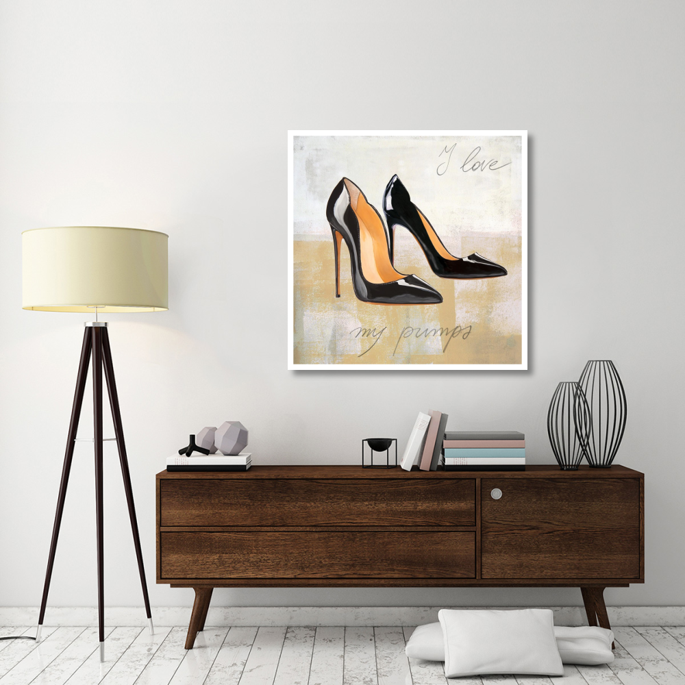 I Love my Pumps-Paper Art-42&quotx42"