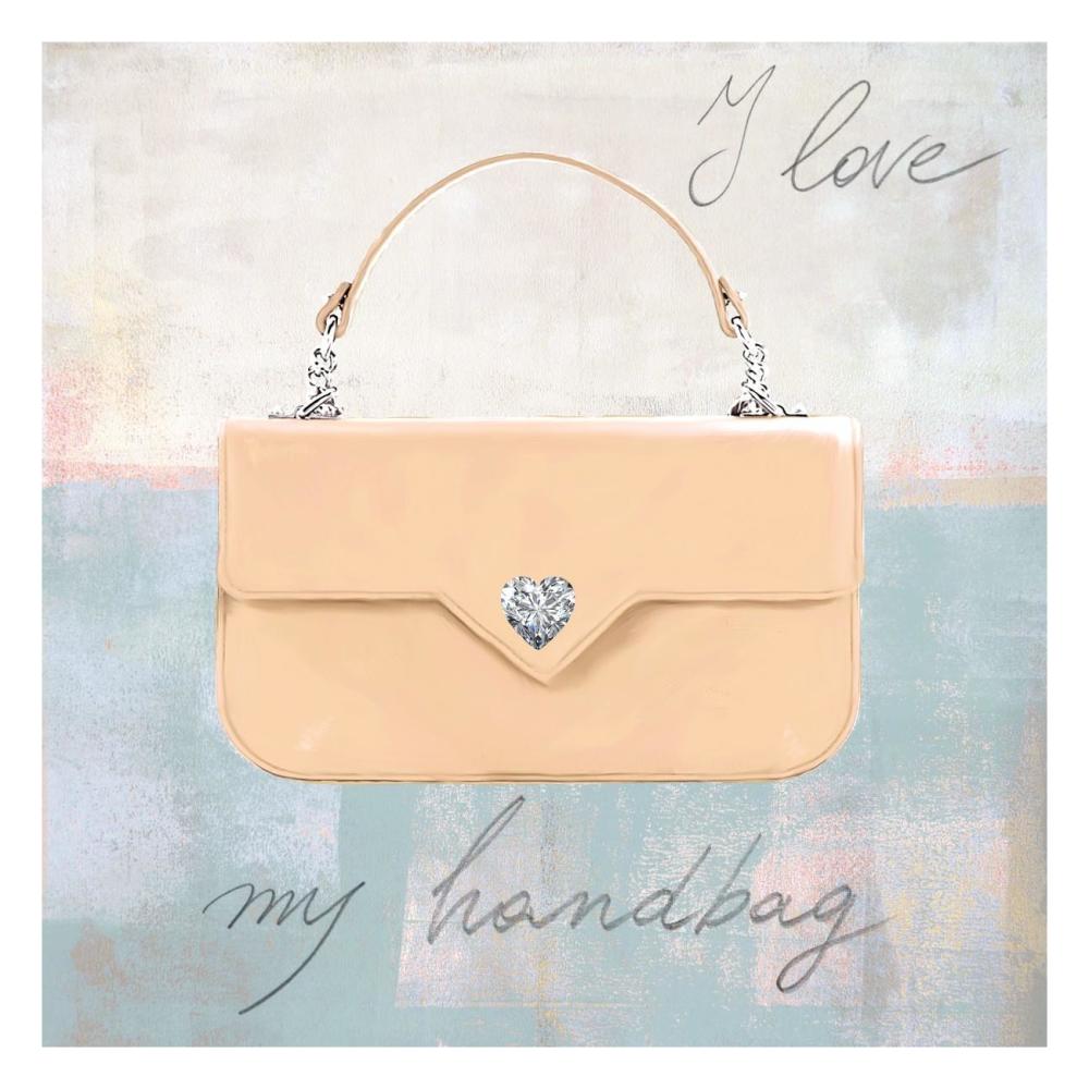 I Love my Handbag-Paper Art-26"x26"