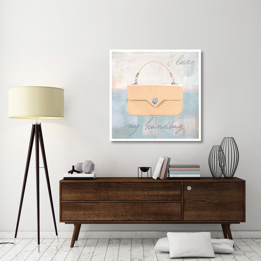 I Love my Handbag-Paper Art-42&quotx42"