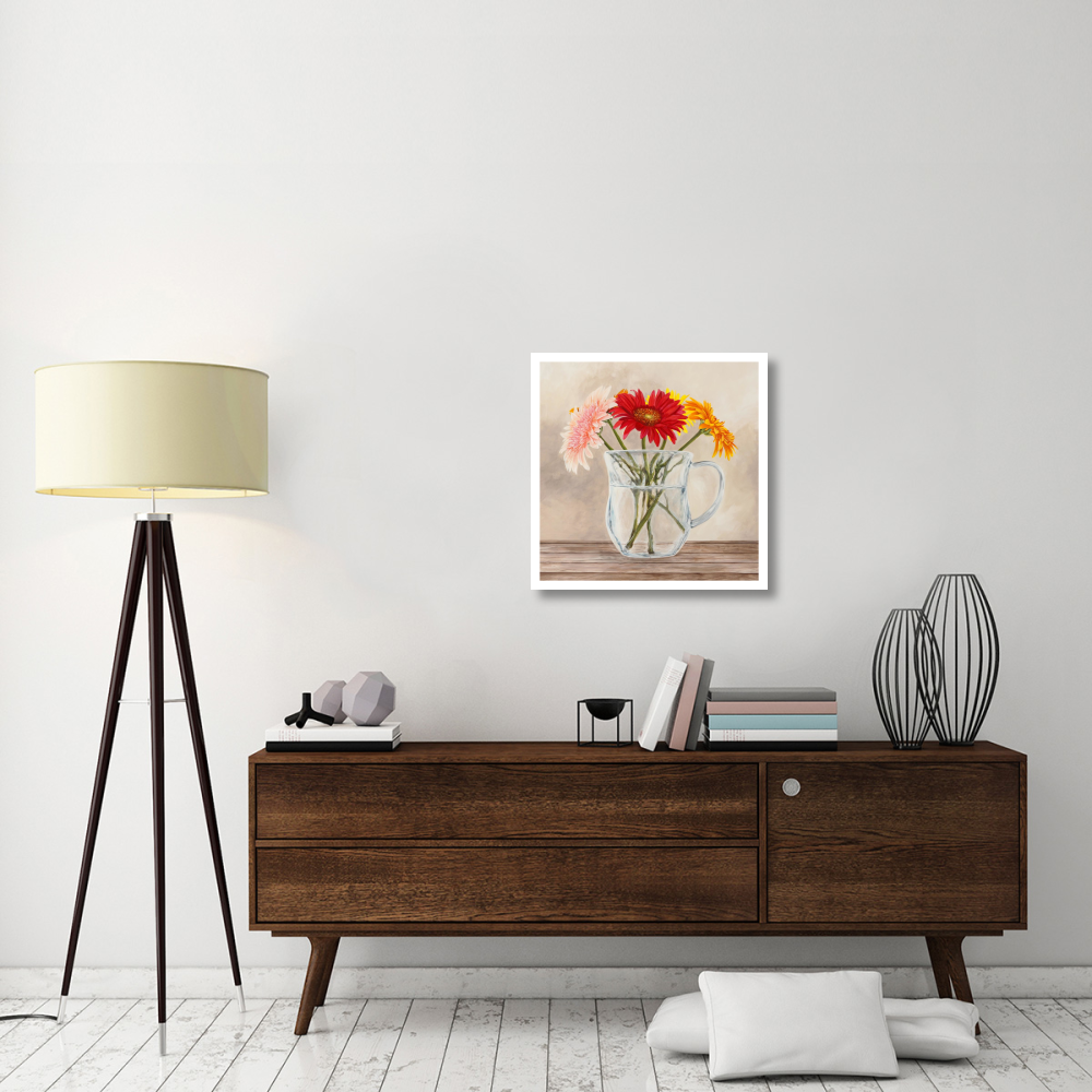 Fleurs et Vases Jaune I-Paper Art-26&quotx26"