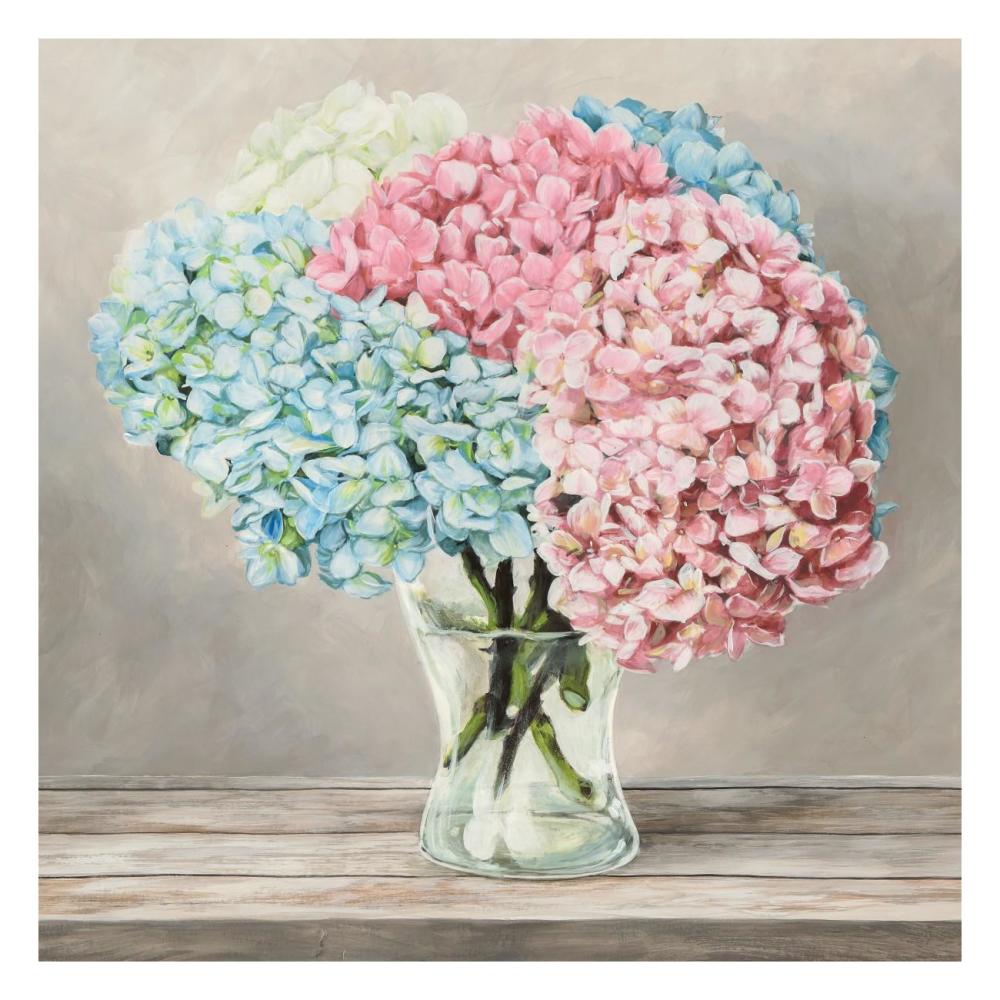 Fleurs et Vases Blanc II-Paper Art-26"x26"