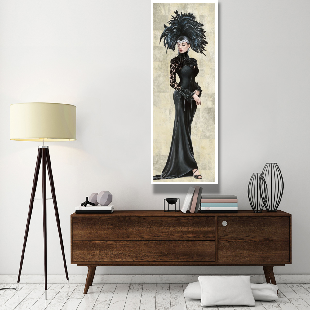 Deco Princess II-Paper Art-26&quotx74"