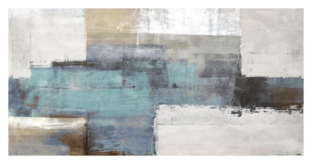 Endless Sea-Paper Art-38"x20"