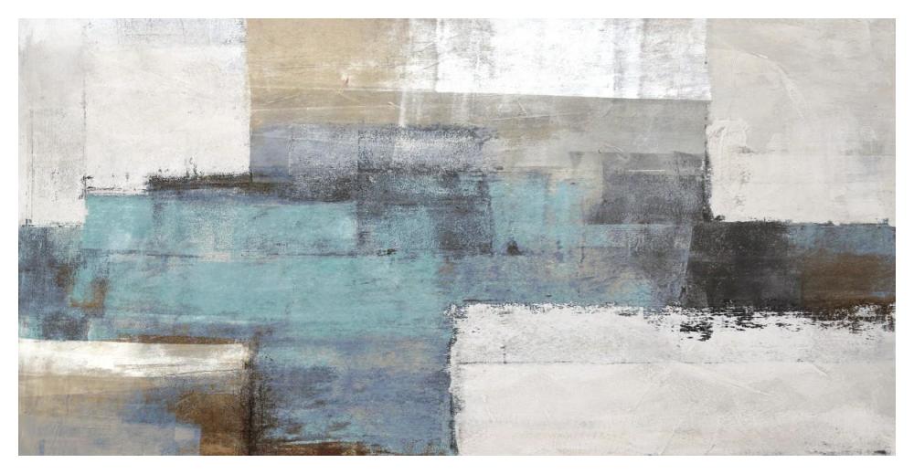 Endless Sea-Paper Art-50"x26"
