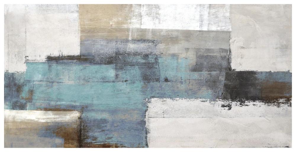 Endless Sea-Paper Art-74"x38"