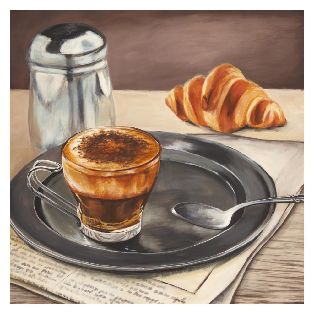 Espresso & News-Paper Art-32"x32"