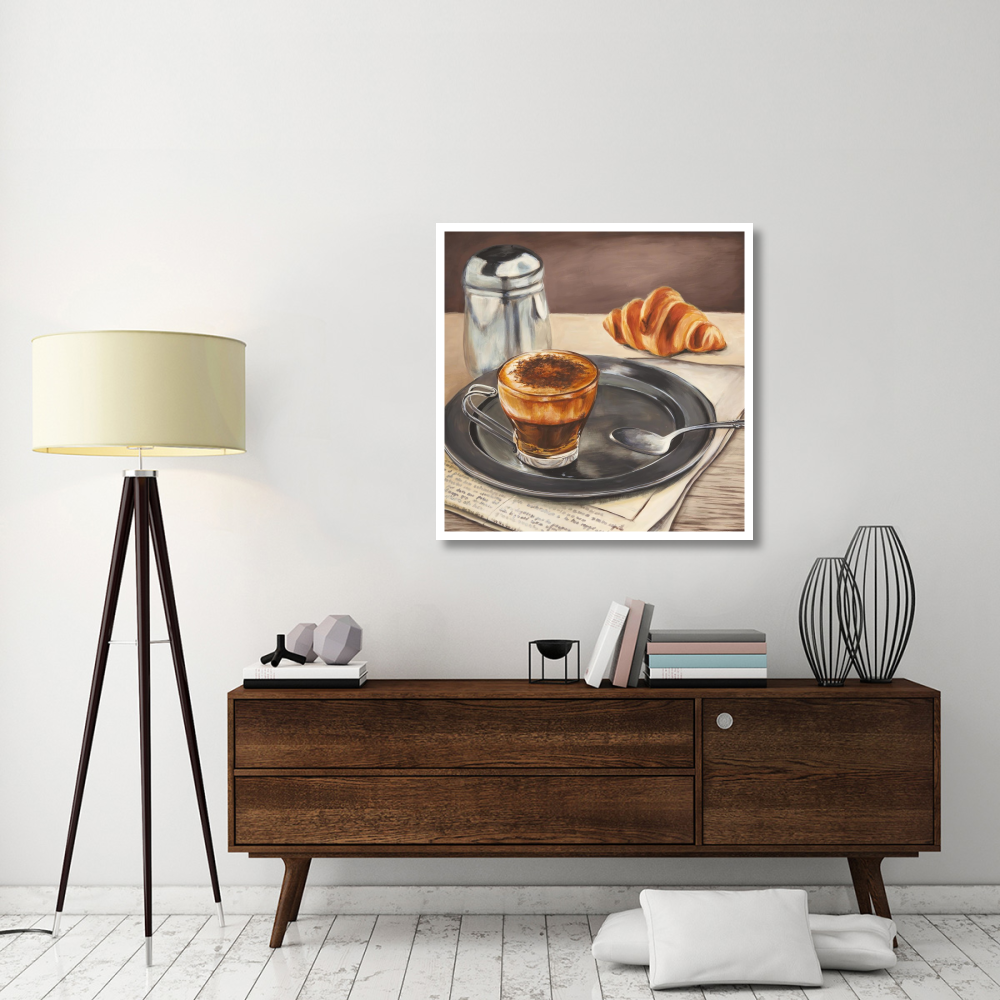 Espresso & News-Paper Art-38&quotx38"