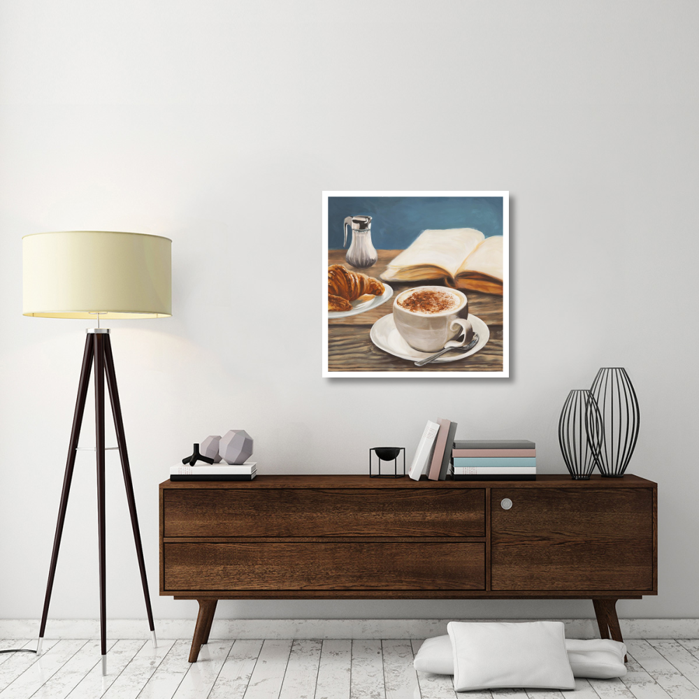 Cappuccino & Book-Paper Art-32&quotx32"