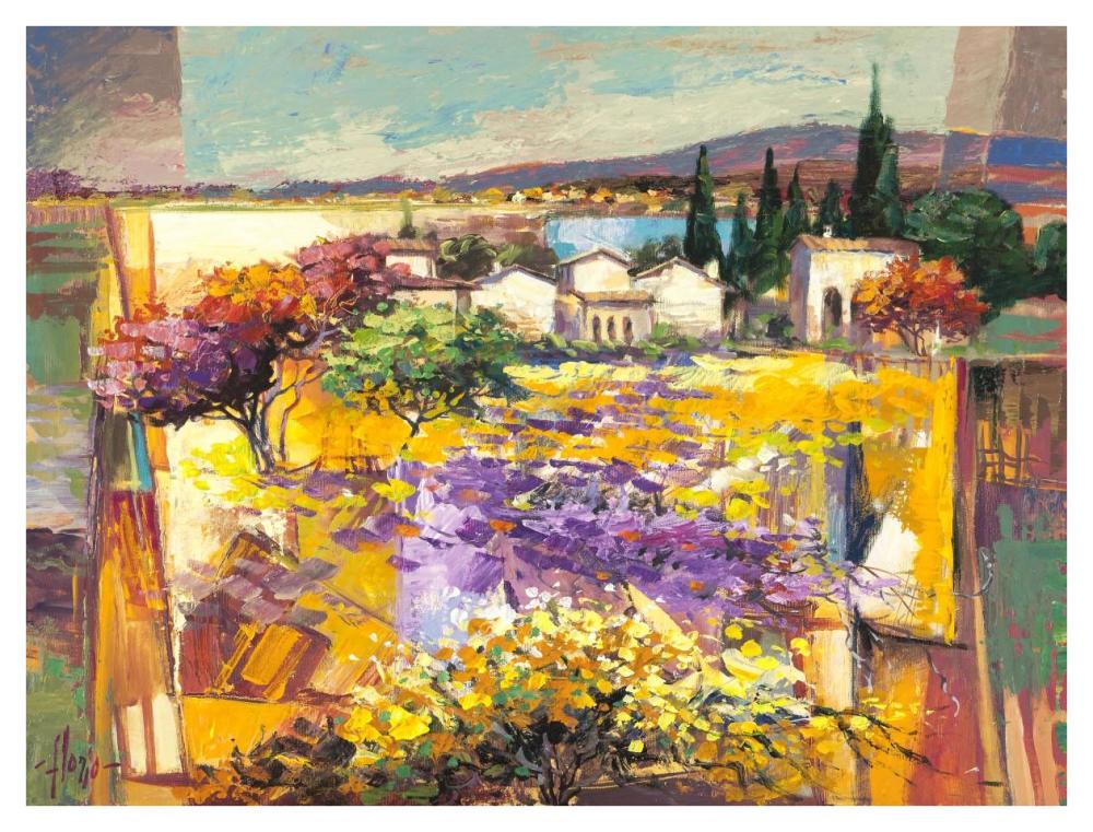 Estate mediterranea-Paper Art-42"x32"