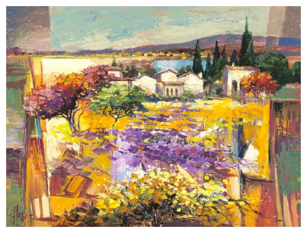 Estate mediterranea-Paper Art-50"x38"