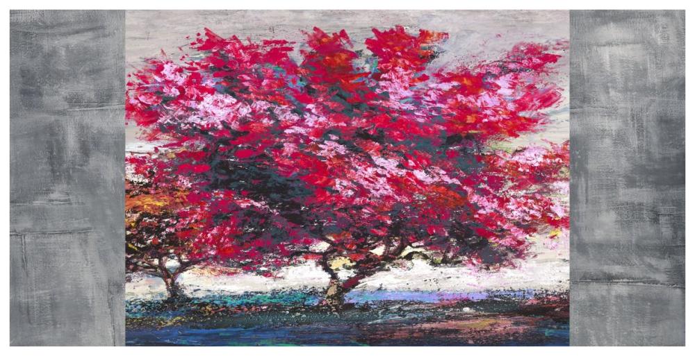 Albero in fiore-Paper Art-74"x38"