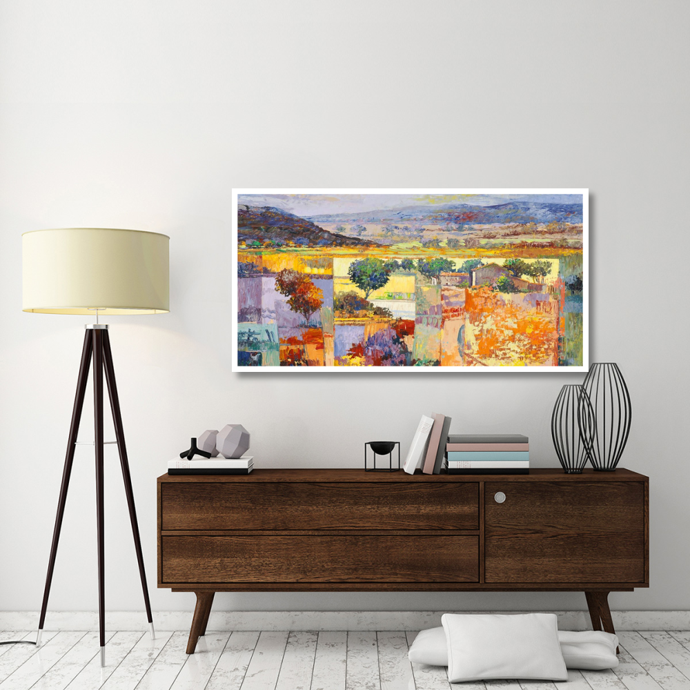 Peasaggio italiano-Paper Art-62&quotx32"