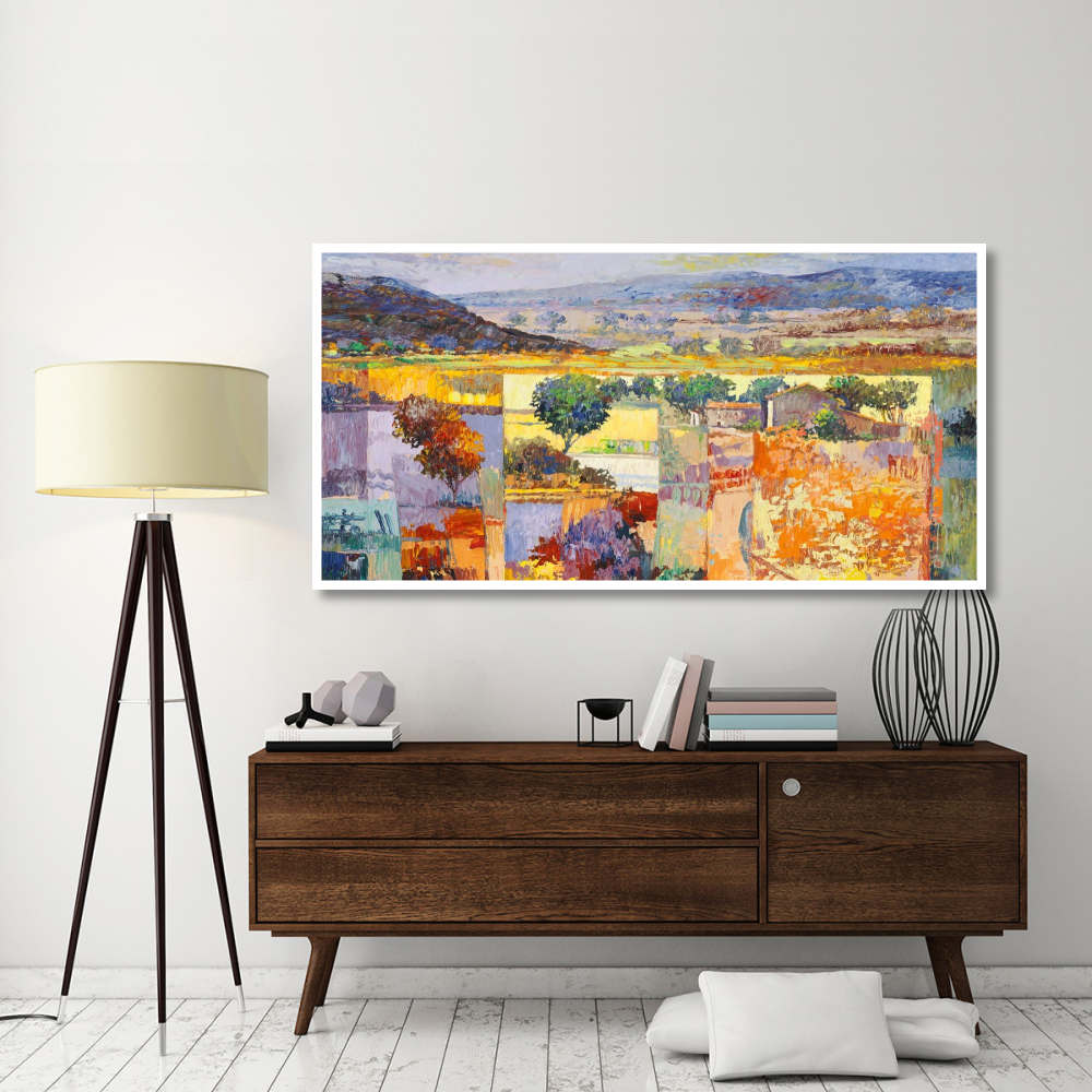 Peasaggio italiano-Paper Art-74&quotx38"